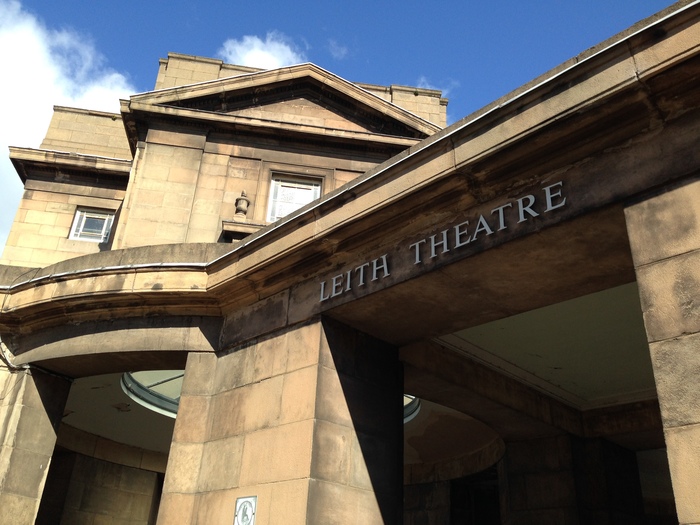 Entrance to Leith Theatre. 