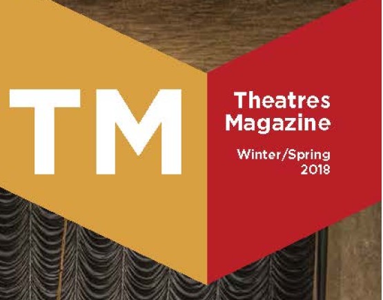 Theatres Magazine Winter Spring 2018 front cover