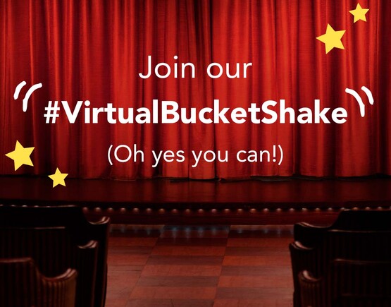 Join our Virtual Bucket Shake. Crowdfunder and Theatres Trust
