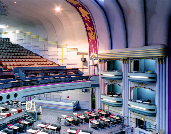 Auditorium of the Southport Garrick in bingo use.