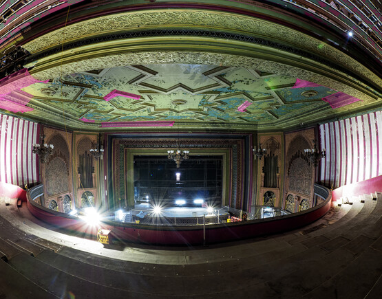 Auditorium of historic theatre Walthamstow Granada