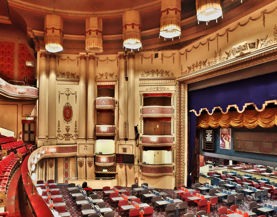 Auditorium of Streatham Hill Theatre in bingo use.