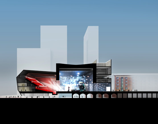 Factory perspective section (copyrgiht OMA)