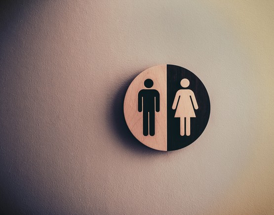 Toilet sign