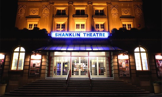 Shanklin Theatre at night