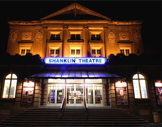Shanklin Theatre at night