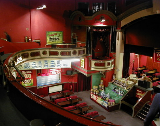 Auditorium of Garston Empire in bingo use.