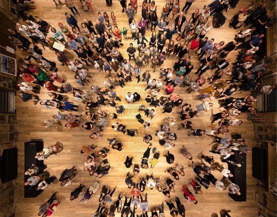 BAC Grand Hall birds eye view 