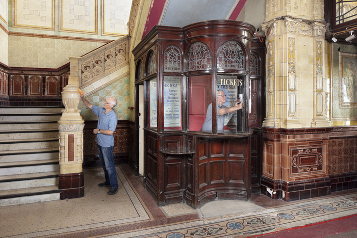 Volunteers at Morecambe Winter Gardens