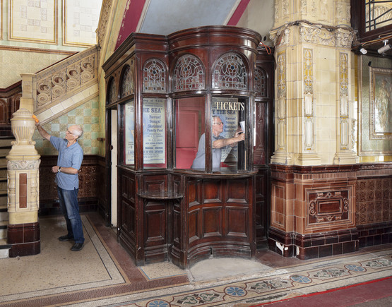 Volunteers at Morecambe Winter Gardens