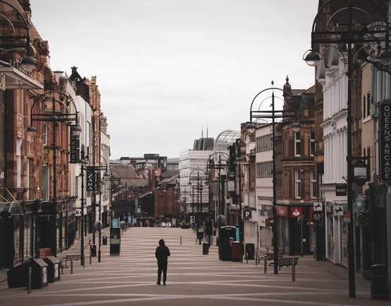 Empty high street