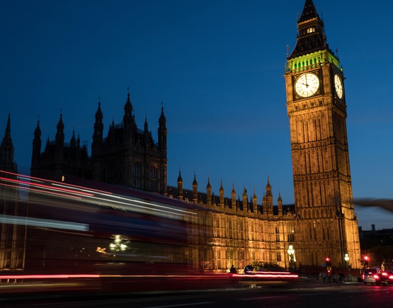 House of Parliament at night