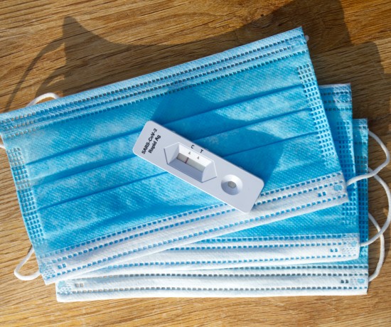 Face masks and Covid test