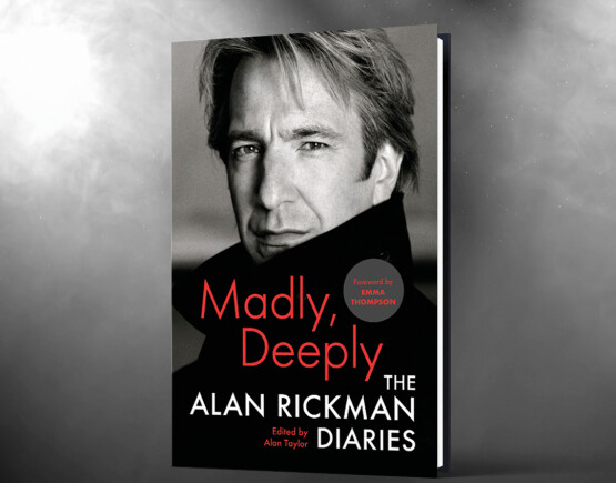 Book cover for Alan Rickman Diaries - Madly, Deeply