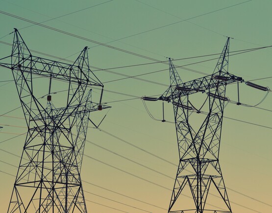 Electricity pylons