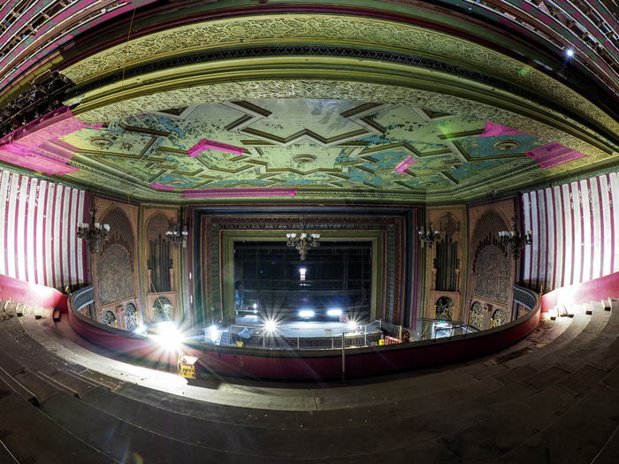 Auditorium of historic theatre Walthamstow Granada