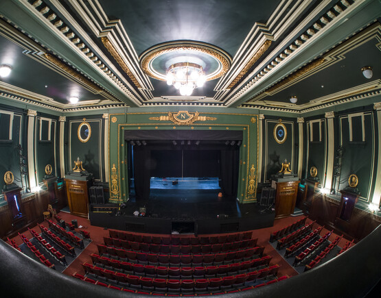 Auditorium of historic theatre, Epstein Theatre