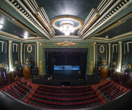 Auditorium of historic theatre, Epstein Theatre
