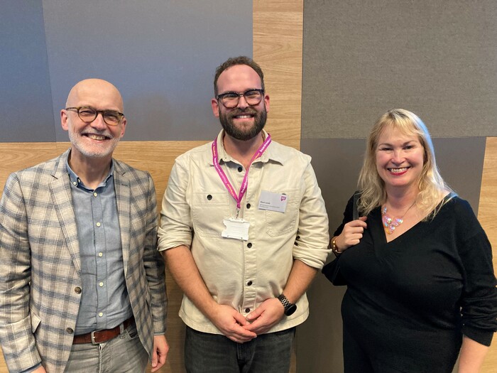 Boardroom Apprentice with Theatres Trust Director Jon Morgan and Trustee Truda Spruyt