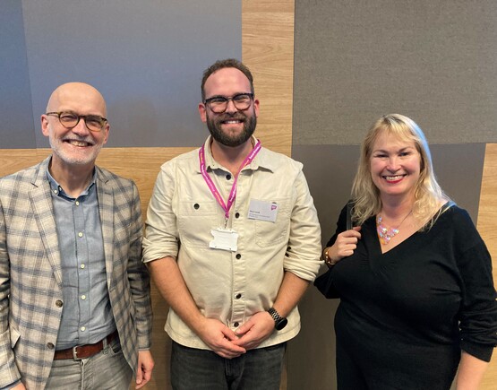 Boardroom Apprentice with Theatres Trust Director Jon Morgan and Trustee Truda Spruyt