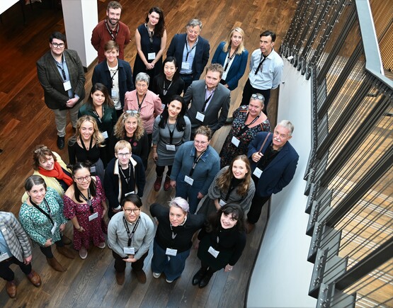 Conference 22 bursary attendees with sponsors