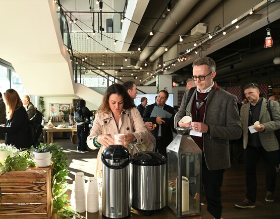 Refreshments at Theatres Trust conference