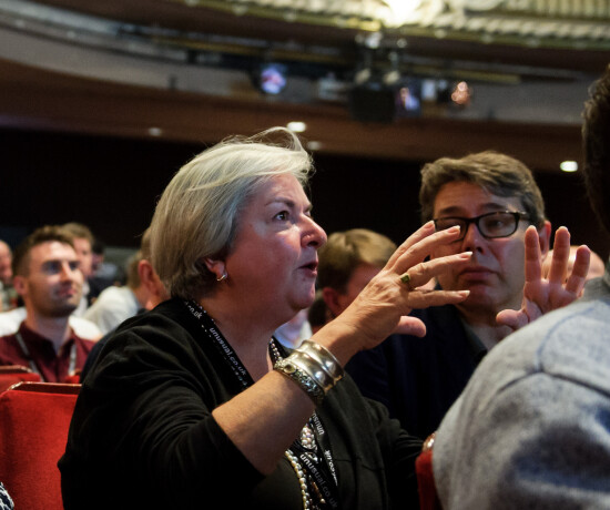 Ruth Eastwood at a Trust Trust conference