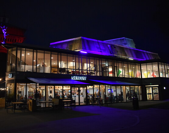 Mercury Theatre at night